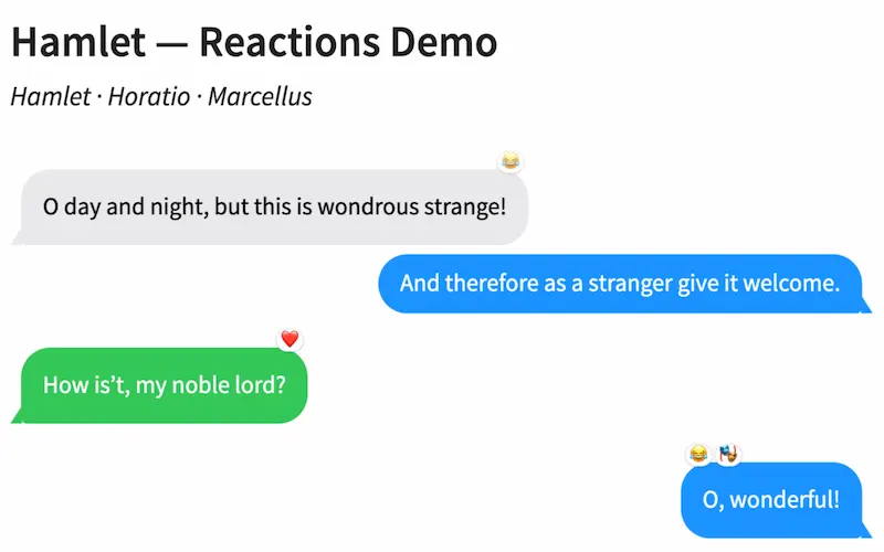Chat Bubbles extension