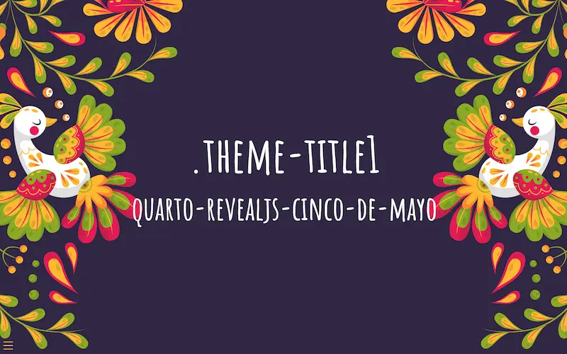 Cinco de Mayo theme