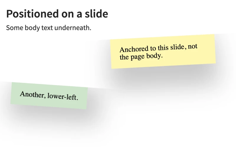 Sticky Notes extension